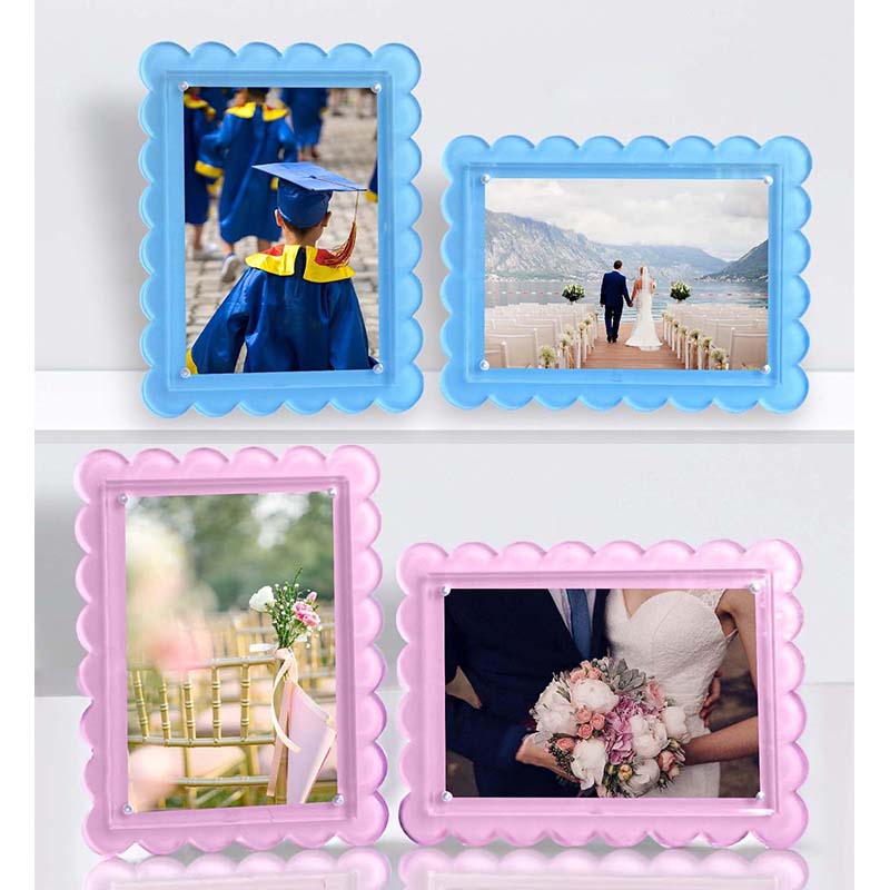 Acrylic Scallop Picture Frame